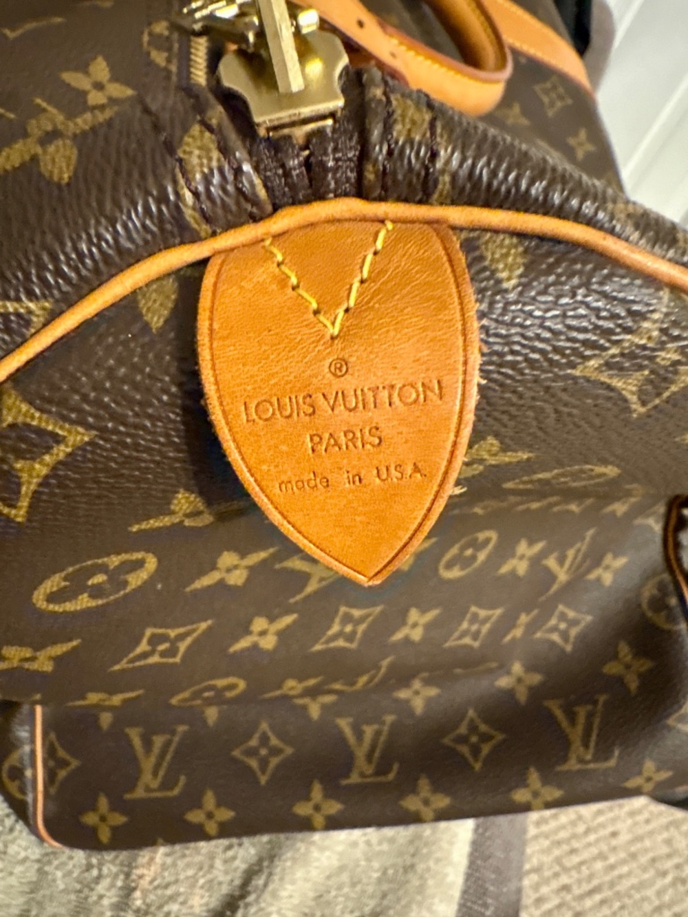 Authentic Louis Vuitton Keepall 55 Monogram Vintage Travel Duffle Bag - Picture 11 of 15